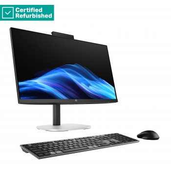 RENEW SILVER HP ProStudio 4 AIO All-In-One 24 – Ultra 5-235, 16GB, 512GB SSD, 23,8 tuuman kosketusnäyttö AG, korkeussäädettävä, USB-hiiri, Win 11 Pro, 1 vuosi