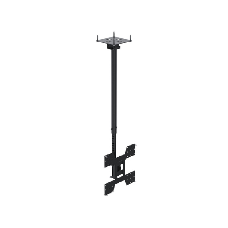 Ergonomic Solutions teleskooppikattokiinnike näytöille enintään 75 tuumaa, VESA 200