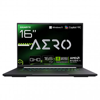 Kannettava Gigabyte Aero X16 1WH93DEC64AH / Ryzen 7 / RAM 32 GB / SSD / 16,0″ WQXGA (kunnostettu)