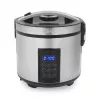 Tristar digitaalinen riisinkeitin ja höyrykeitin | RK-6138 | 900 W | 2,2 L | 7 ohjelmaa | harmaa