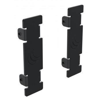 Ergonomic Solutions Hook & Rail päätypalkkisarja - musta