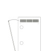 Middle Atlantic Products Middle Atlantic WR Series WR-RAP-24 - Rack-paneeli - takana - musta - 24U - 48,3 cm (19 inch)