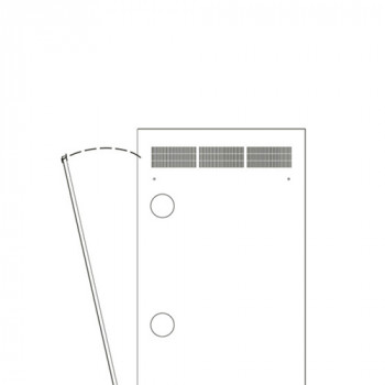 Middle Atlantic Products Middle Atlantic WR Series WR-RAP-24 - Rack-paneeli - takana - musta - 24U - 48,3 cm (19 inch)