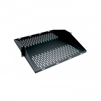 Vaddio Middle Atlantic - teline - hylly - musta - 2U - 48,3 cm (19