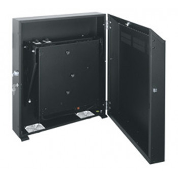 Vaddio Middle Atlantic WRS 8 - kaappi - seinäasennus - musta - 8U - 48,3 cm (19