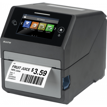 SATO CT412LX TT305 - USB&LAN - EU/UK - suora termo/termosiirto - POS-tulostin - 305 x 305 DPI - 6 ips - 0.08 - 0.19 µm - 12,8 cm