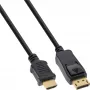 Kindermann 5809000602 - 2 m - DisplayPort - HDMI Type-A (standardi) - urosliitin - urosliitin - kulta