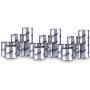 TSC 165mm x 600m 8300-PWX Premium-vaha-värinauha, musta, 6 rullaa/laatikko