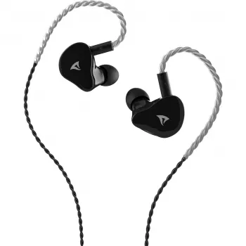 Sharkoon Stealthbite IEM In-Ear -pelikuulokemikrofoni irrotettavalla varsimikrofonilla, USB-C/USB-A/3,5 mm, musta