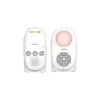 Chillax CB210 DECT-digitaali-audiovauvalaite kaksisuuntaisella puhelinyhteydellä, lämpötila-anturilla ja yövalolla, valkoinen