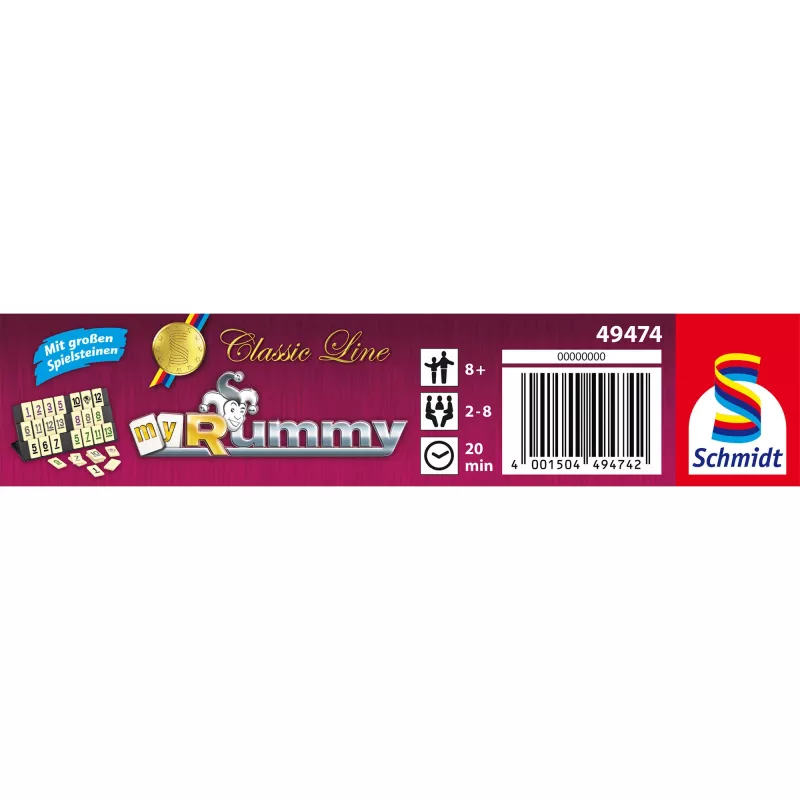 Schmidt Spiele Classic Line MyRummy metallirasiassa