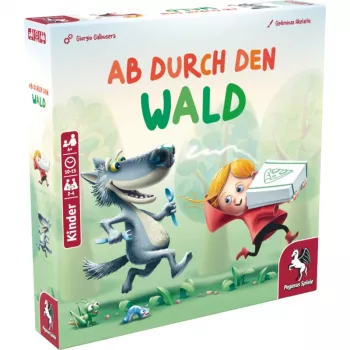 PEGASUS Ab durch den Wald - metsäseikkailu korttipeli 2-4 pelaajalle, 8-vuotiaasta