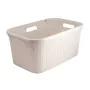 CURVER pyykkikori Style 45L 59,2x38x27cm kermanvalkoinen