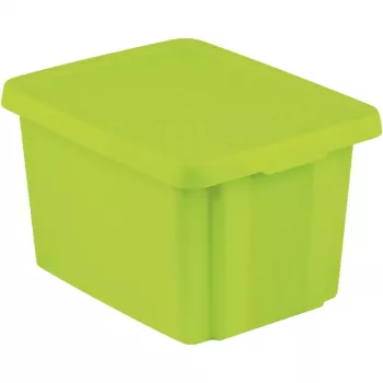 CURVER Essentials 26L säilytyslaatikko kannella, vihreä, 44 x 34 x 27 cm
