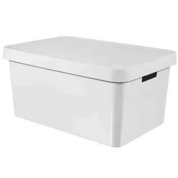 CURVER Infinity Recycled 45L säilytyslaatikko 56x39x27cm valkoinen
