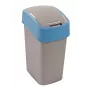 CURVER Flip Bin 9L hopea/sininen roskis