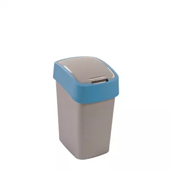 CURVER Deco Flip Bin 25L roskis hopea/sininen