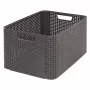 CURVER Style L säilytyslaatikko 43,6 x 32,6 x 23 cm tummanharmaa