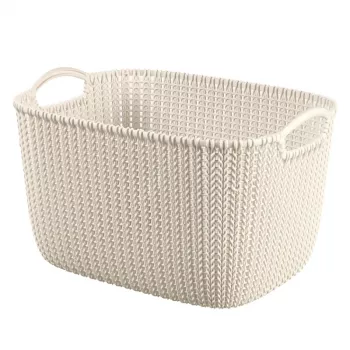 CURVER kori Knit L suorakaiteen muotoinen 19L 40x30x23cm valkoinen