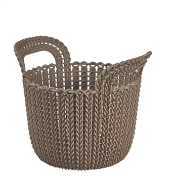 CURVER kori Knit XS pyöreä 3L 23x19x19 cm ruskea