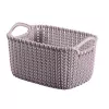 CURVER Knit XS suorakaiteen muotoinen säilytyskori 3L 25x18x14 cm vaaleanlila