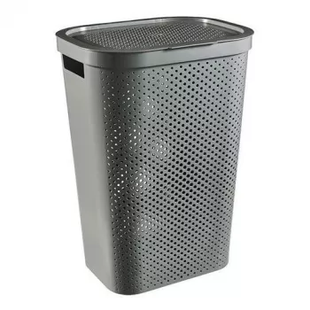 CURVER Infinity Recycled 60L säilytyslaatikko 44x35x60cm tummanharmaa
