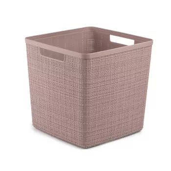 CURVER kori Jute neliömäinen 17L 28x28x27cm roosa