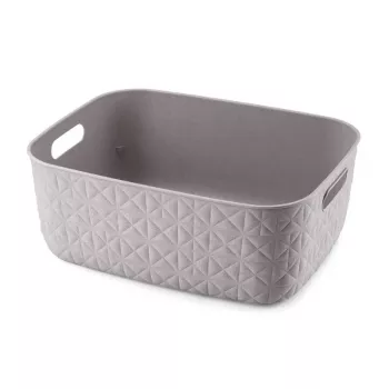 CURVER Softex M säilytyskori 12,5L harmaanruskea 37,9x29,2x14,3cm