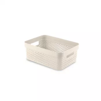 CURVER Infinity Recycled 11L säilytyslaatikko 36x27x14 cm Oasis White