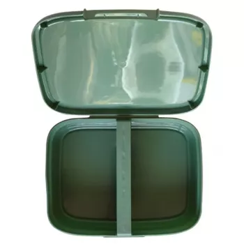 CURVER Snap Box suorakaiteen muotoinen säilytysrasia väliseinällä 1,8L vihreä