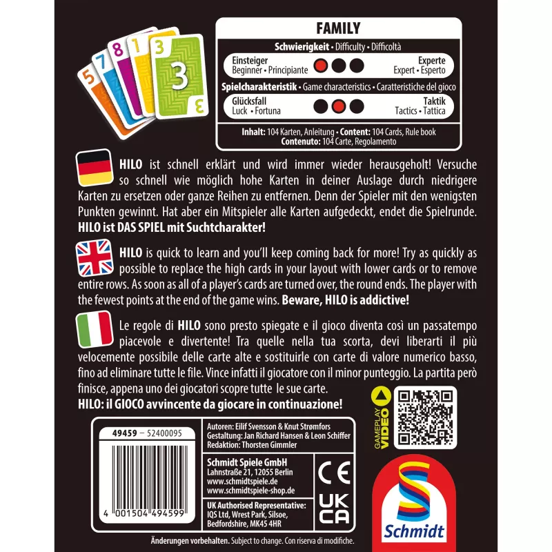 Schmidt Spiele HILo metallirasia