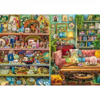 Schmidt Spiele Aus Alt mach Neu - mit Liebe dekoriert (1000 palaa) 1000 palan palapeli