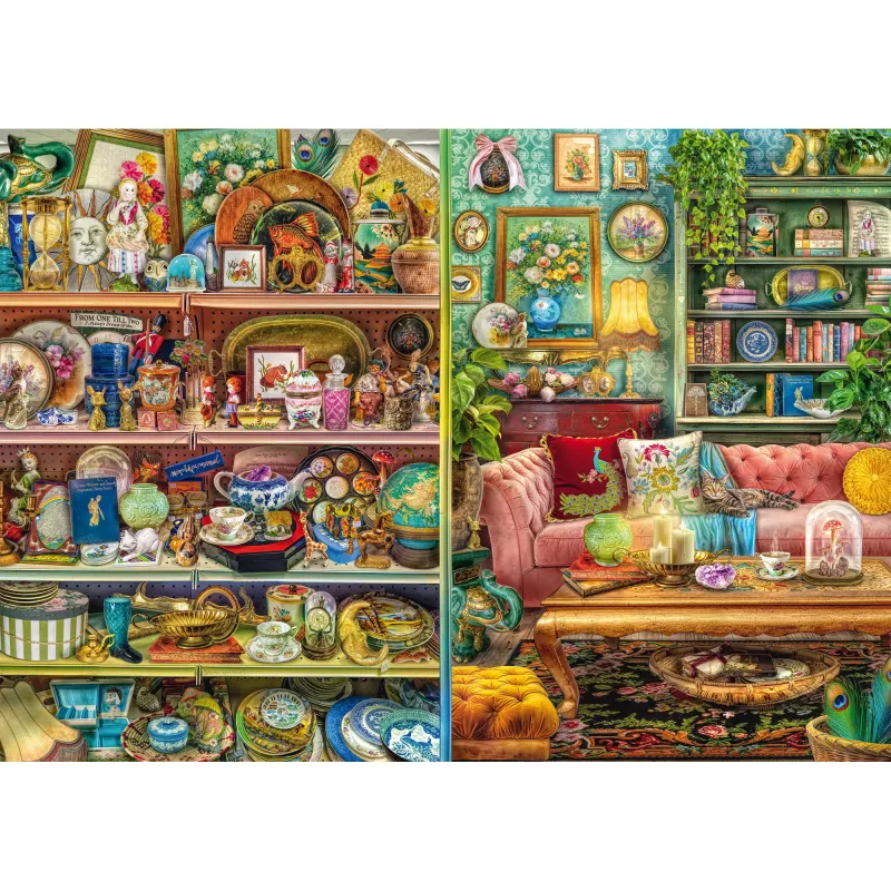 Schmidt Spiele Aus Alt mach Neu - mit Liebe dekoriert (1000 palaa) 1000 palan palapeli