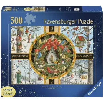 Ravensburger suuret palat palapeli laululinnut talvella (500 palaa)