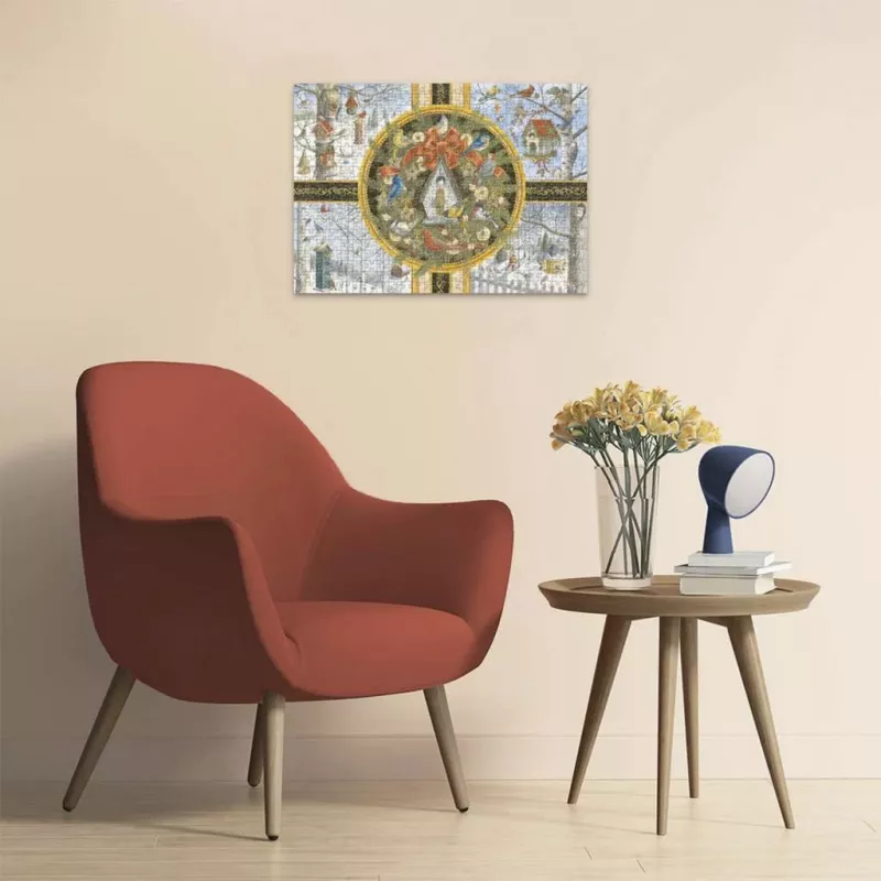 Ravensburger suuret palat palapeli laululinnut talvella (500 palaa)