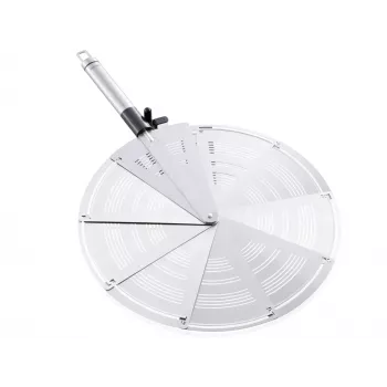 LEIFHEIT ProLine roiskesuoja pannuille Ø28 cm, ruostumaton teräsverkko, musta kahva