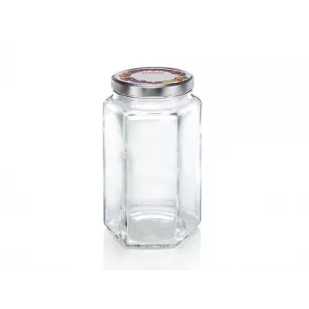LEIFHEIT kuusikulmainen lasiastia 1700 ml