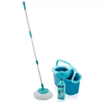LEIFHEIT lattianpuhdistussarja Rotations-Disc-Mop Ergo Power Cleaner 1L kanssa