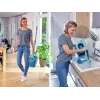 LEIFHEIT lattianpuhdistussarja Rotations-Disc-Mop Ergo Power Cleaner 1L kanssa