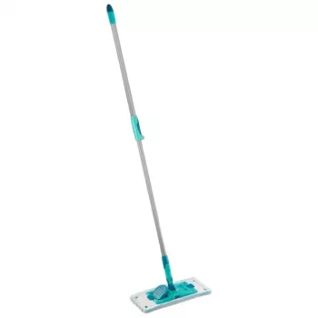 LEIFHEIT PowerClean M lattianpesuharja teleskooppivarrella, 33 cm, vihreä/harmaa