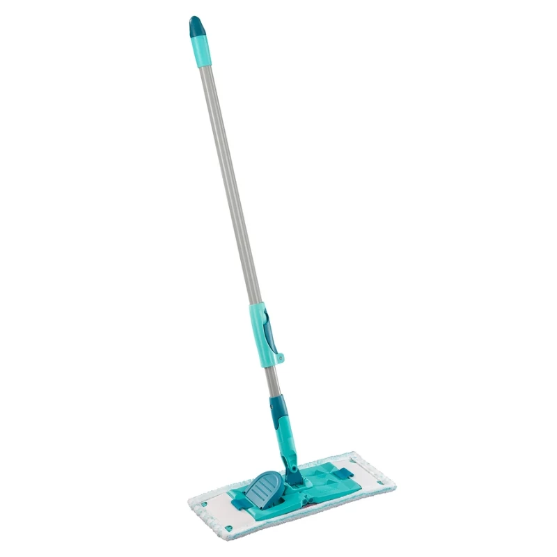LEIFHEIT PowerClean M lattianpesuharja teleskooppivarrella, 33 cm, vihreä/harmaa