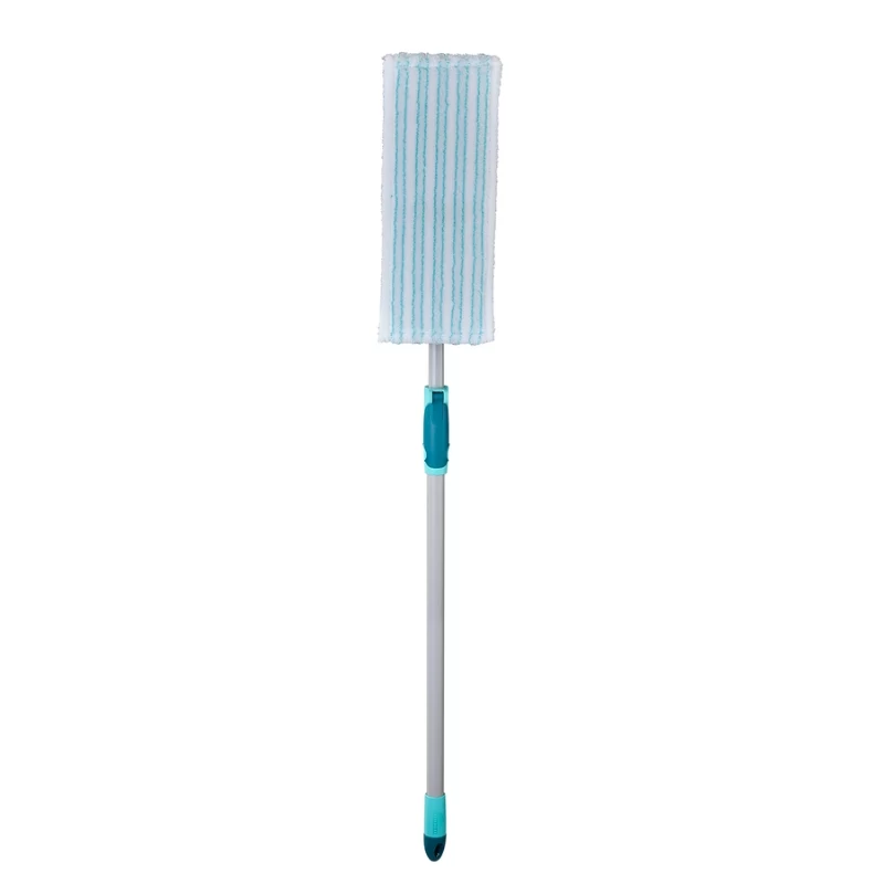 LEIFHEIT PowerClean M lattianpesuharja teleskooppivarrella, 33 cm, vihreä/harmaa