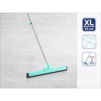 LEIFHEIT Classic Aqua Collect lattiankuivain teleskooppivarrella, 45 cm, vihreä/valkoinen