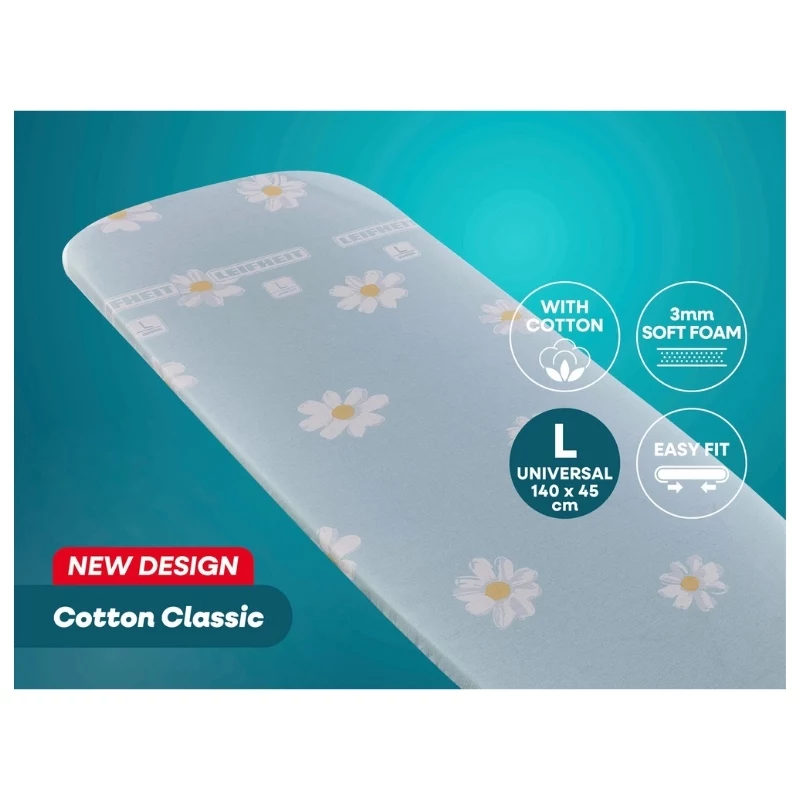 LEIFHEIT silityslaudan päällinen Cotton Classic L/Universal 140x45 cm
