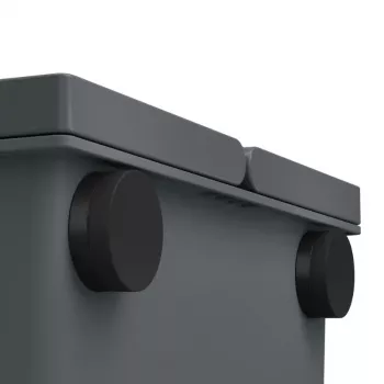 HAILO FlexBox S seinälle asennettava jäteastia 7L tummanharmaa