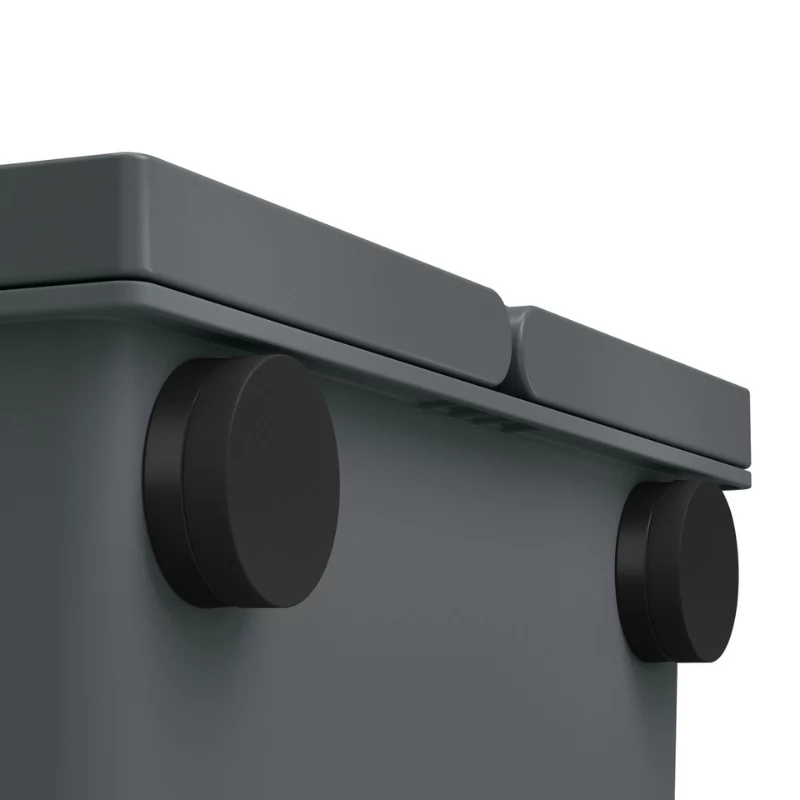 HAILO FlexBox S seinälle asennettava jäteastia 7L tummanharmaa