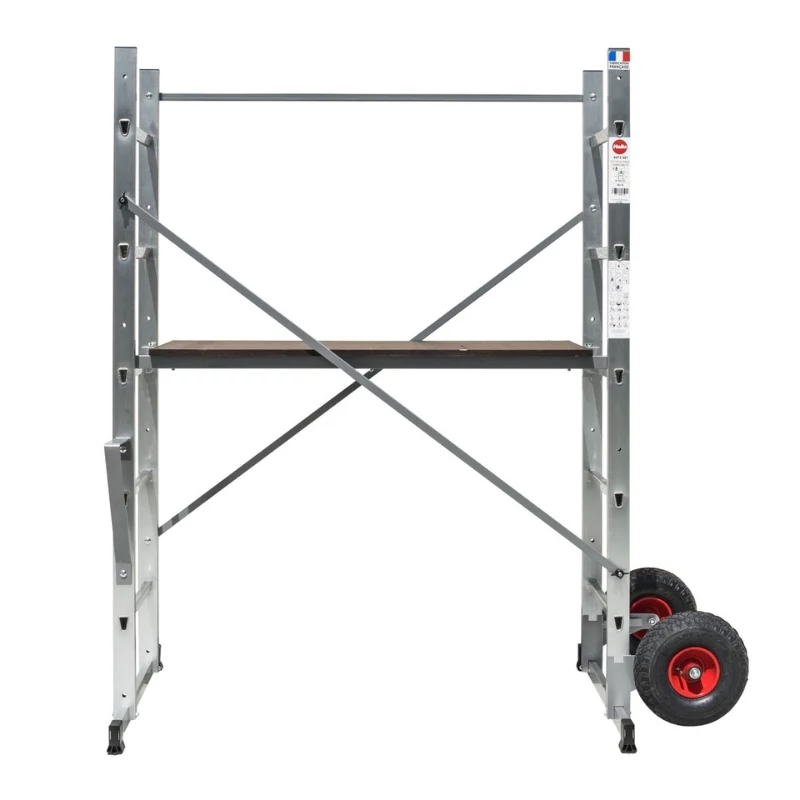 HAILO teline HobbyStep H3 teräs 2x5 askelmaa taitettava työskentelytaso