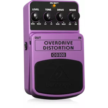 Behringer OD300 overdrive/distortion-efektipedaali violetti, musta