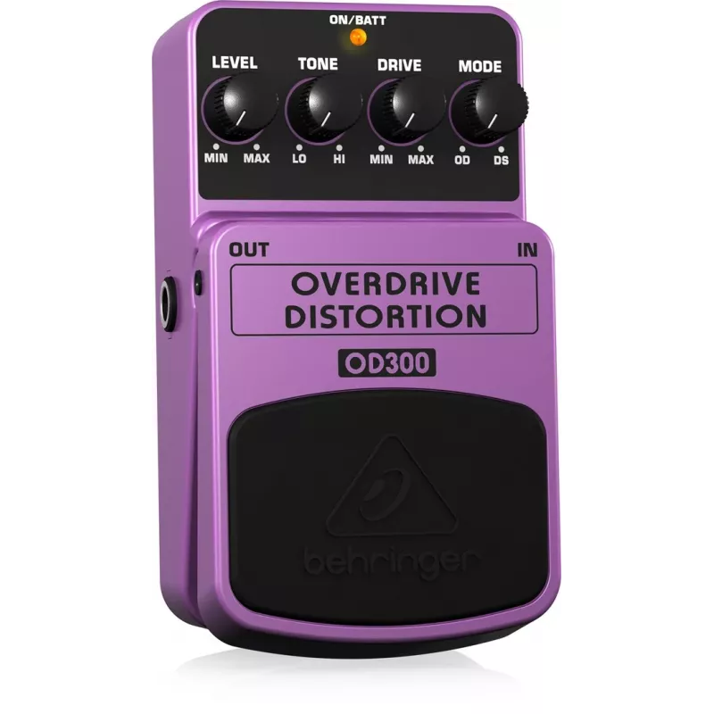 Behringer OD300 overdrive/distortion-efektipedaali violetti, musta