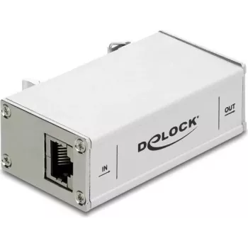 Delock verkon ylijännitesuoja RJ45 10G DIN-kiskoasennus